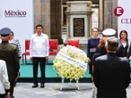 Sheinbaum encabeza ceremonia por aniversario luctuoso de Juárez