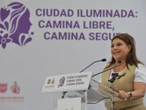 Clara Brugada presenta el programa ‘Ciudad Iluminada: Camina libre, camina segura’