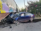 Tren arrastra automóvil en Tamaulipas; conductor muere tras impacto