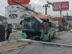 Choque camión heridos Guadalupe Nuevo León