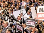 Apertura de periodo ordinario: ensordecen Congreso