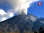 Popocatépetl se despide de enero con 98 exhalaciones y más de 4 horas de tremor