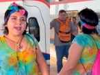 “Vuélveme a buscar pleito”: Captan a ‘Lady Metro’ agrediendo a varios usuarios | VIDEOS