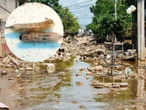 Vecinos de Poza Rica alertan por aparición de gusanos tras inundaciones del río Cazones