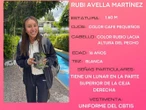 Ayúdanos a encontrar a Rubí; fue vista por última vez cuando salió al CBTIS