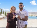 Maru Campos se reúne con Uziel Muñoz, medallista de plata en Campeonato Mundial de Atletismo