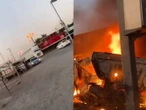 Tren embiste tráiler en Guasave, causa explosión y deja al conductor entre la vida y la muerte | VIDEO