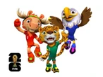Revelan los rostros de las mascotas del Mundial 2026