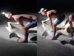 Tiburon ataca a pescador que quería tomarse una foto con él | VIDEO