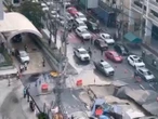 VIDEO: Gran socavón en Tailandia provoca evacuación del un hospital