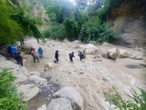 Dos turistas mueren ahogados en balneario La Gloria Tolantongo; se los llevó la corriente del río