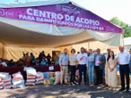 Michoacán instala centro de acopio para apoyar a familias afectadas por las lluvias en el país
