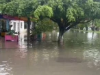 Lluvias fuertes y vientos dejan calles inundadas en Chetumal