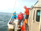 Marina rescata a ocho tripulantes en Calkini, Campeche