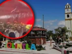 Alcalde de Olintla, Puebla, celebró el Día del Padre con strippers en plaza pública