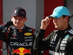 George Russell se burla de Max Verstappen