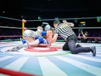 Blue Panther Jr retó a Akuma por el Campeonato