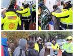 Reparten cobijas entre personas en situación de calle que se niegan a ir a un albergue