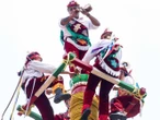 Suspenden ritual de Voladores de Papantla en Veracruz por prevención de accidentes
