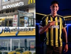 McDonald's cambió sus colores por Fenerbahçe, equipo de Edson Álvarez