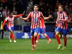 Atlético de Madrid golea y escala en la Champions League