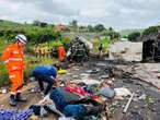 Accidente de autobús de carretera en Brasil deja 32 muertos