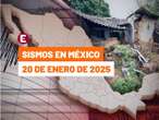 Sismo hoy 20 enero 2025 México. Últimas noticias temblores, microsismos