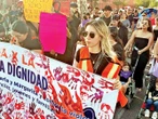 Marchan en Sonora contra feminicidios; exigen justicia para madre y sus 3 hijas asesinadas 