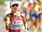 Alegna González llegó primera en los 35 kilómetros de marcha en Dublín
