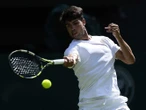 Carlos Alcaraz tuvo problemas en primera ronda de Wimbledon