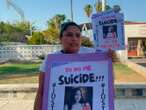 Graciela no se suicidó; la mató su marido: familia marcha en el M8 para pedir justicia