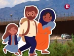 Polleros 'derriban' muro fronterizo México-EU en partes