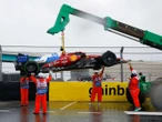 Leclerc chocó y quedó fuera de la Carrera Sprint de Miami