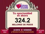 Melate: Resultados del sorteo del 1 de junio de 2025