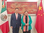 SRE recibe a nuevo embajador de China en México