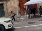 Rosa Icela se reúne con Sheinbaum en Palacio Nacional por Caso Ayotzinapa