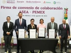 ASEA y Pemex firman convenio para control de emisiones y vigilancia ambiental