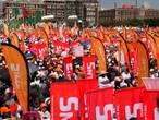 Acuden miles al Zócalo para escuhar a Sheinbaum