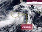 Tormenta tropical 'Juliette' ocasiona lluvias fuertes y oleaje elevado en BCS