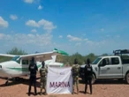Semar asegura avioneta con droga en Cajeme, Sonora