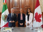 Sheinbaum se reúne con ministros canadienses para fortalecer relación