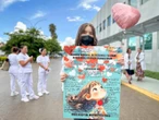 Ariadna, joven de 16 años recibe alta tras trasplante de corazón; 'lo voy a cuidar mucho'