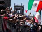 Sheinbaum califica evento en el Zócalo como 'muy bueno'; 'se mostró la fortaleza del pueblo'