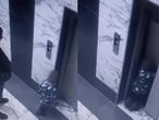 Niño de 4 años cae por hueco de puerta de elevador; padre evita tragedia | VIDEO