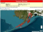 Terremoto de magnitud 7.3 sacude Alaska; alerta de tsunami para la costa sur