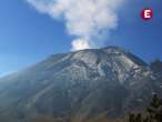 Popocatépetl lanza fumarola de mil 200 metros de altura; ésta es su actividad