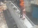 Trabajador gravemente herido al encender cigarro sobre un tanque cisterna