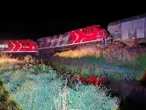Descarrilan 17 vagones de dos trenes de Ferromex en Tlaxco, Tlaxcala; un operador resulta herido