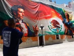 Águila calva y personajes con seis dedos en murales patrios de Tlaxcala