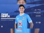 Omar Campos es oficialmente presentado con Cruz Azul